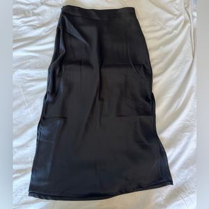 Princess Polly satin midi skirt